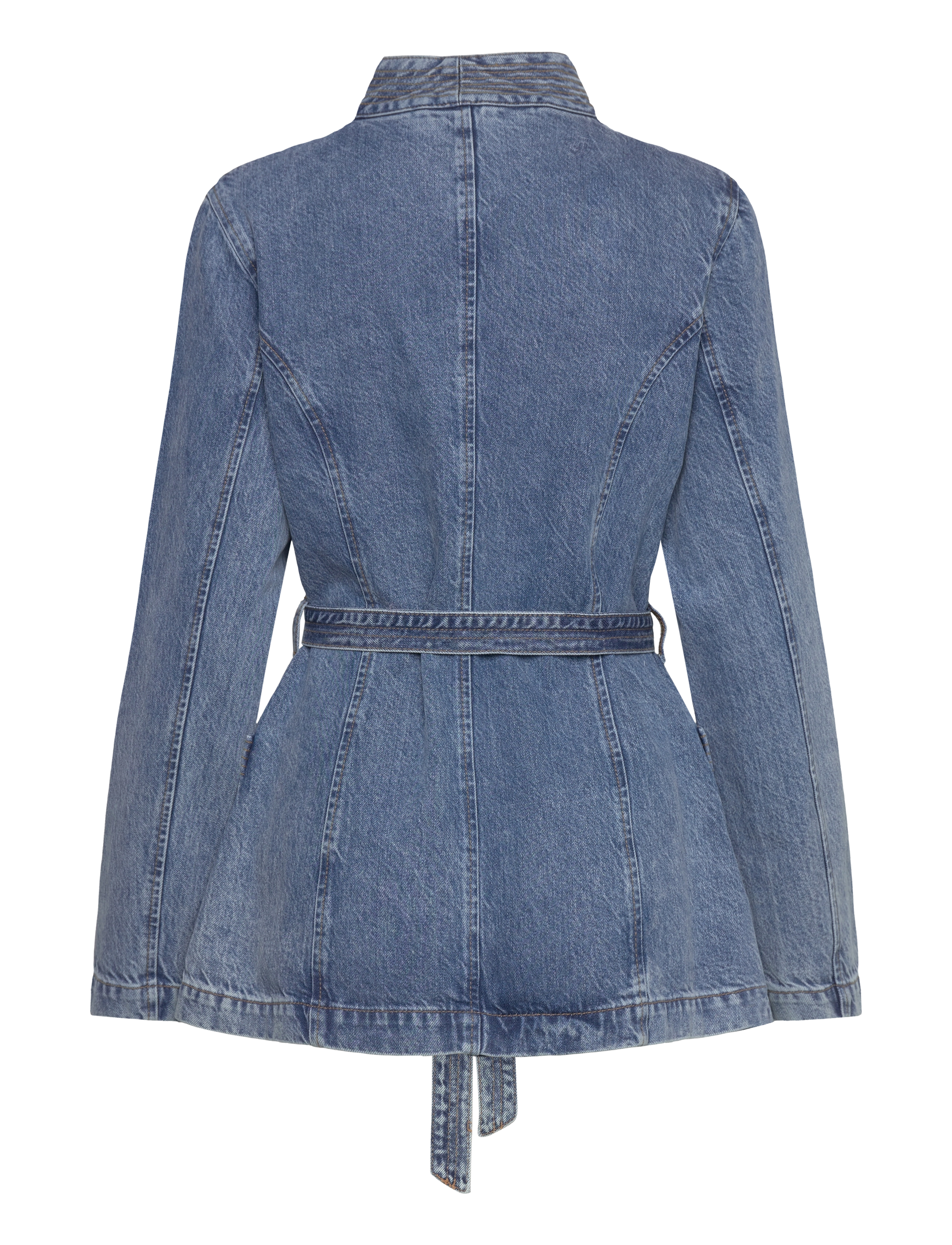 REMAIN Birger Christensen - Fitted Denim Jacket - faded denim - 1