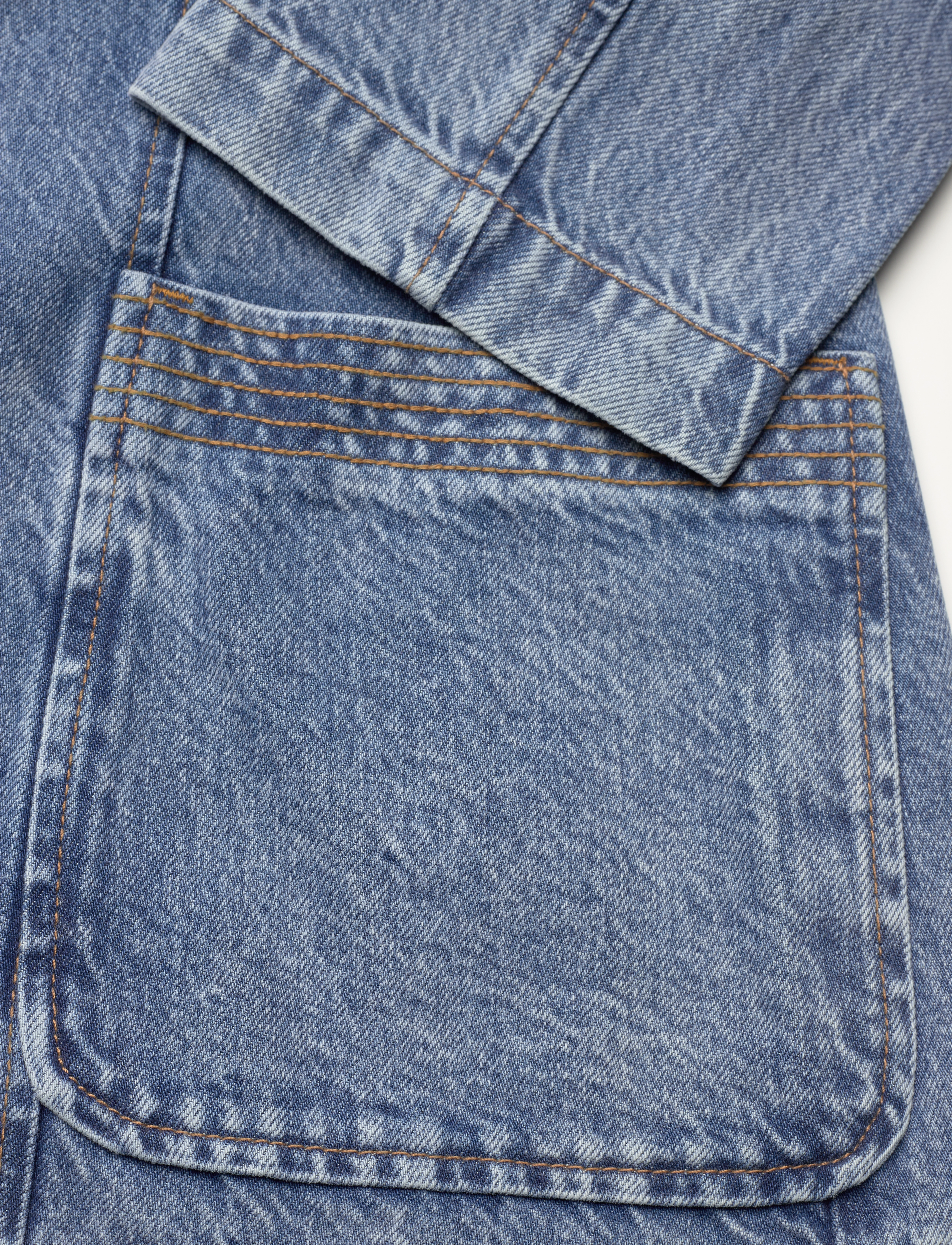 REMAIN Birger Christensen - Fitted Denim Jacket - faded denim - 3