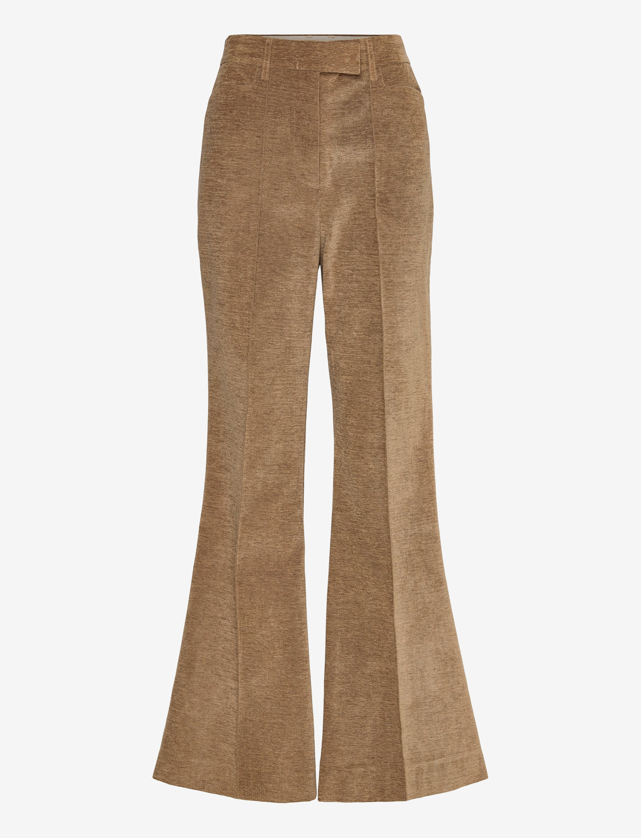 REMAIN Birger Christensen - High Waist Flared Pants - flare bukser - sepia tint - 0