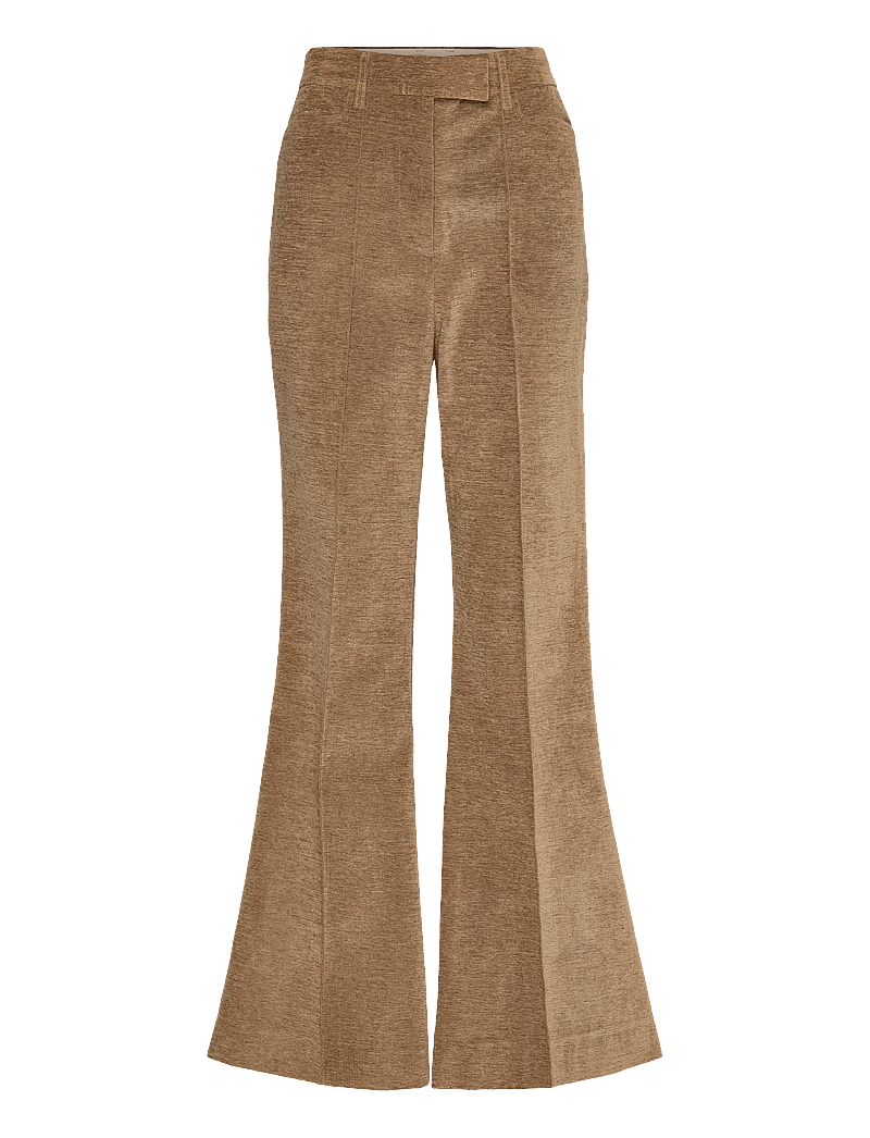 REMAIN Birger Christensen - High Waist Flared Pants - flare bukser - sepia tint - 0