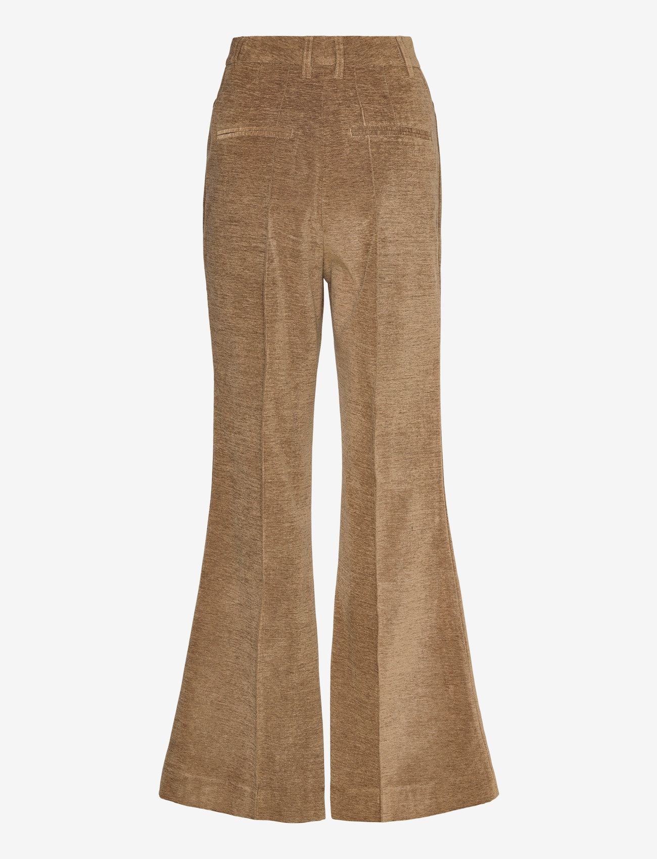 REMAIN Birger Christensen - High Waist Flared Pants - flare bukser - sepia tint - 1