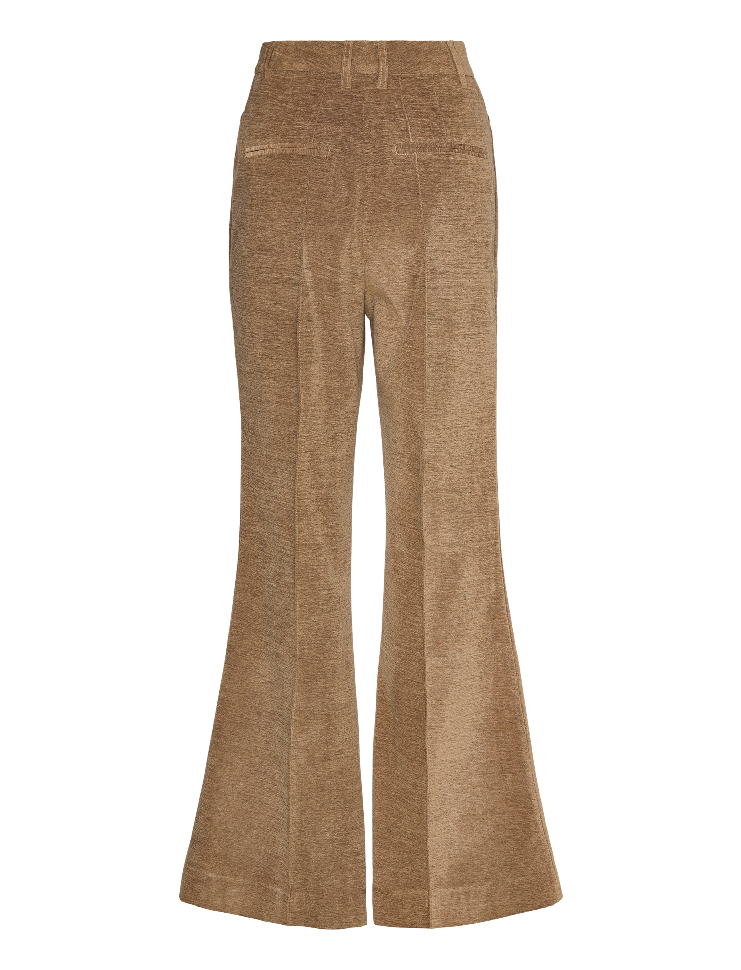 REMAIN Birger Christensen - High Waist Flared Pants - kvinder - sepia tint - 1