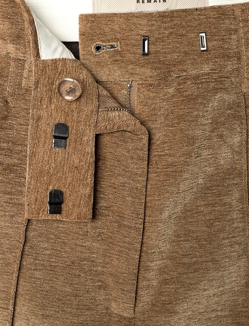 REMAIN Birger Christensen - High Waist Flared Pants - flare bukser - sepia tint - 3