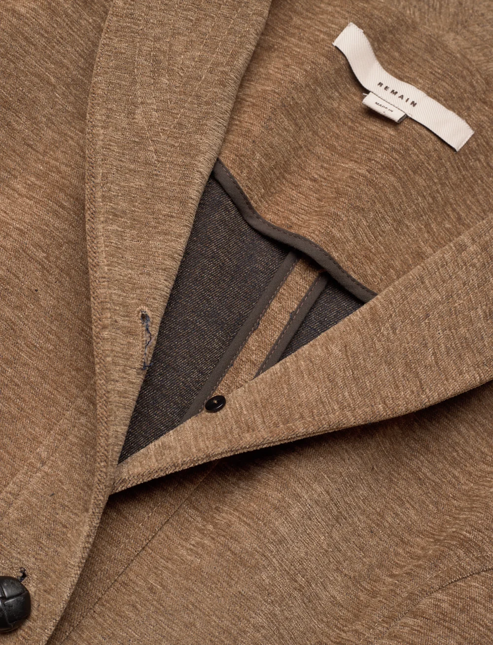 REMAIN Birger Christensen - Fitted Jacket With Belt - kavajer med skärp - sepia tint - 2