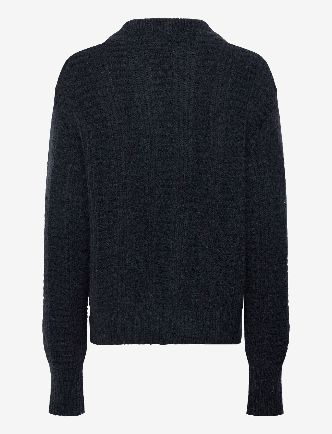 REMAIN Birger Christensen - Knitted Polo Sweater - stickade tröjor - vulcan - 2