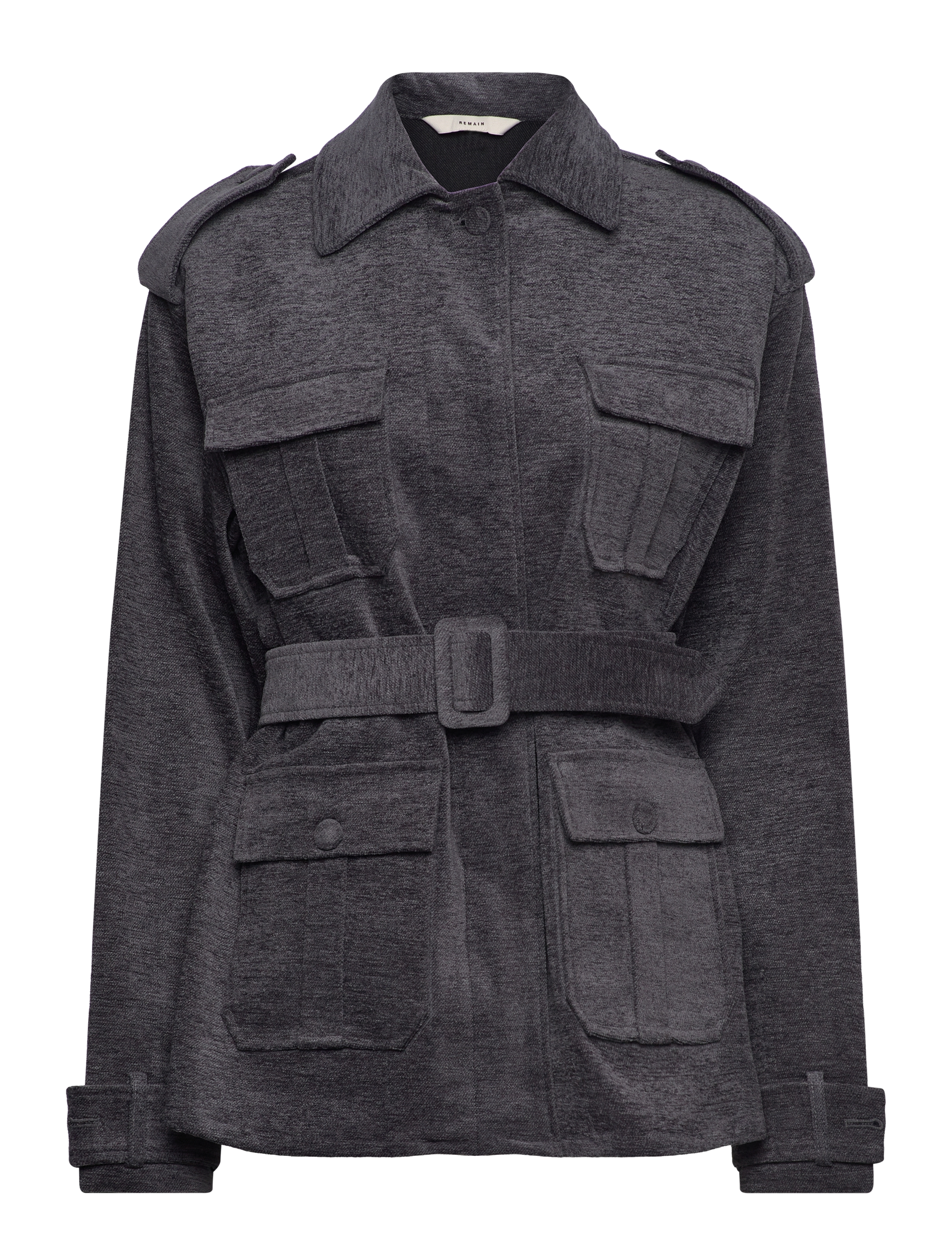 REMAIN Birger Christensen Work Wear Jacket - REMAIN Birger Christensen - PERISCOPE / grey