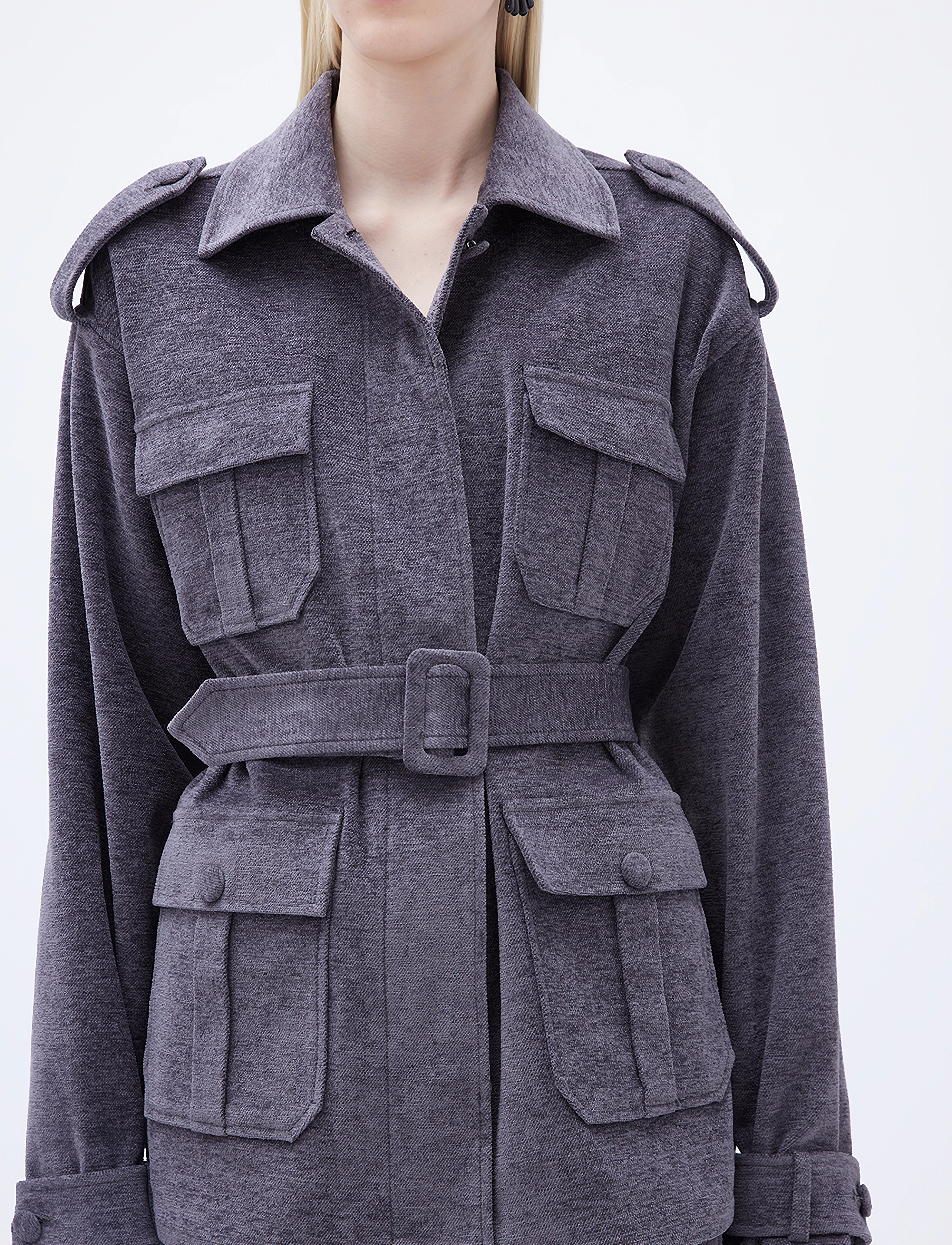 REMAIN Birger Christensen - Work Wear Jacket - viršutiniai drabužiai - periscope - 4