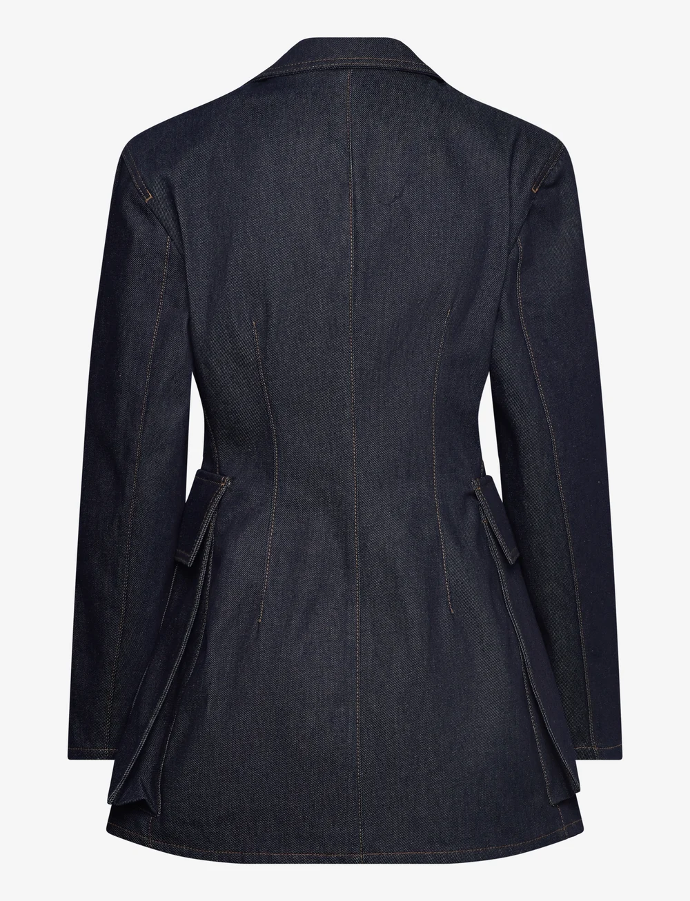 REMAIN Birger Christensen - Slim Denim Blazer - Ühes joones nööpidega bleiserid - blue graphite - 2