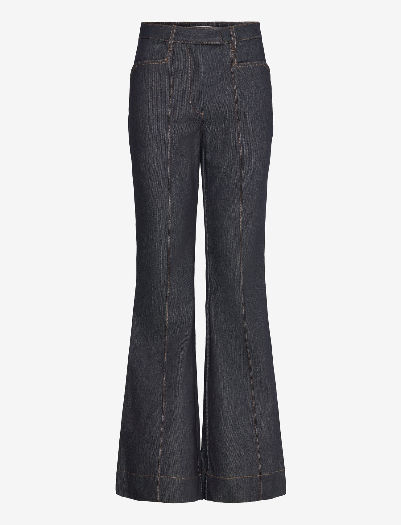 REMAIN Birger Christensen - Flared Denim Pants - blue graphite - 1