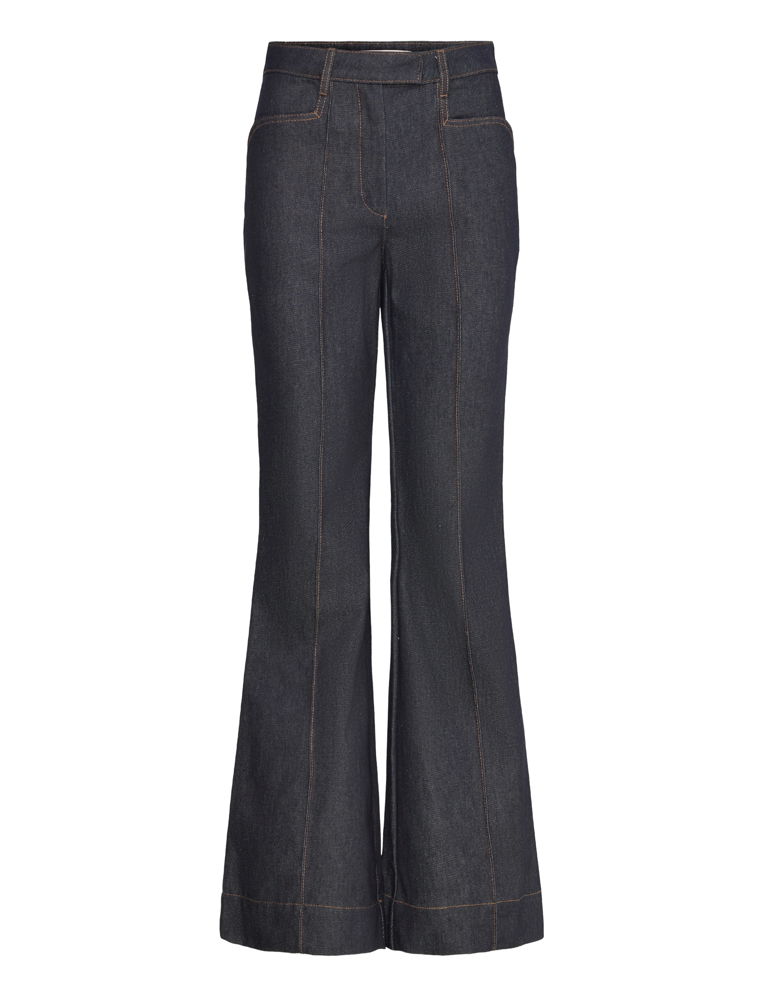 REMAIN Birger Christensen - Flared Denim Pants - blue graphite - 1