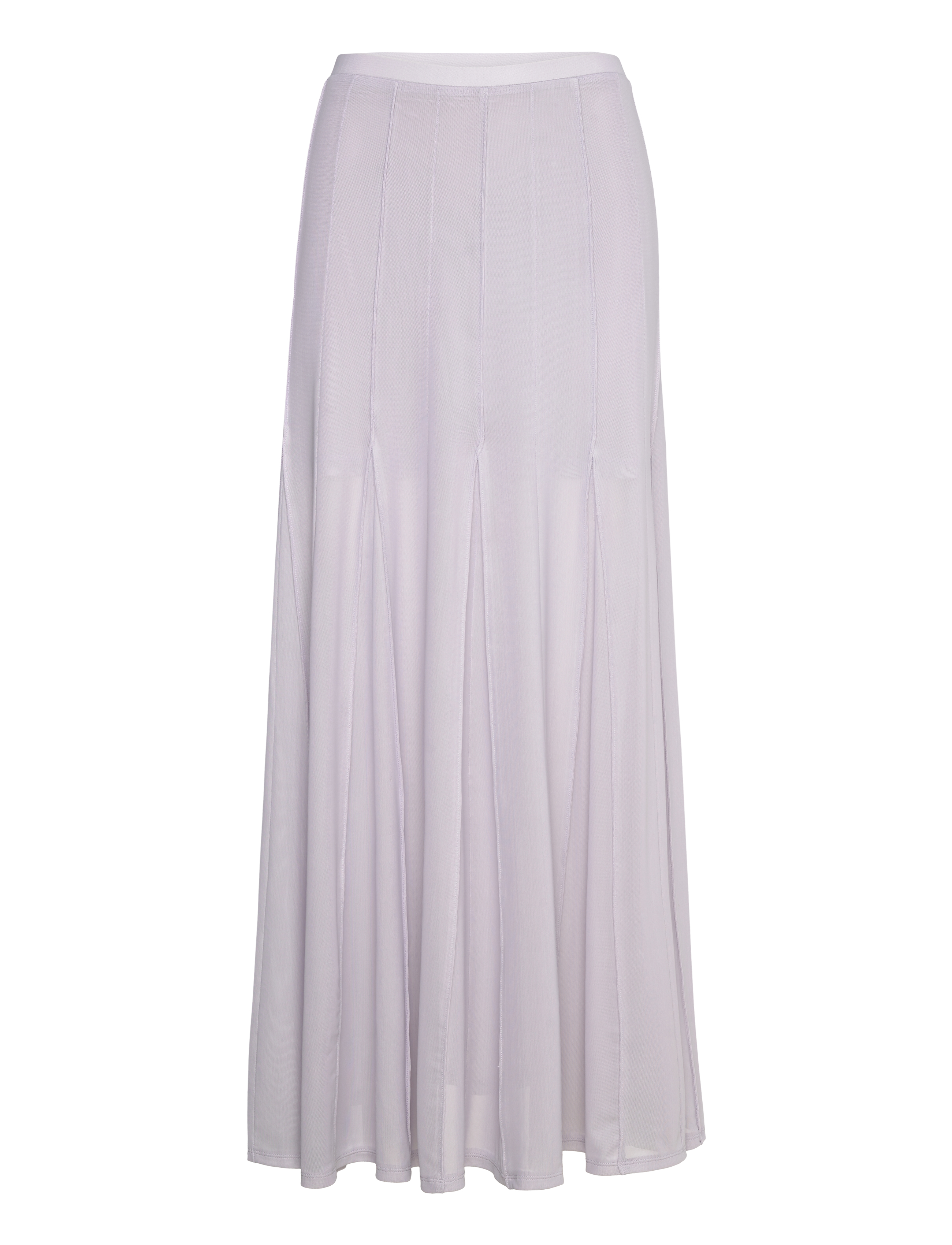 REMAIN Birger Christensen Pleated Midi Mesh Skirt - Nederdele - RAINDROPS / purple