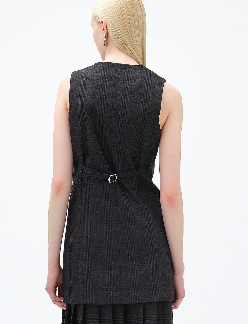 REMAIN Birger Christensen - Suiting Vest - Ülikonna vestid - caviar comb. - 3