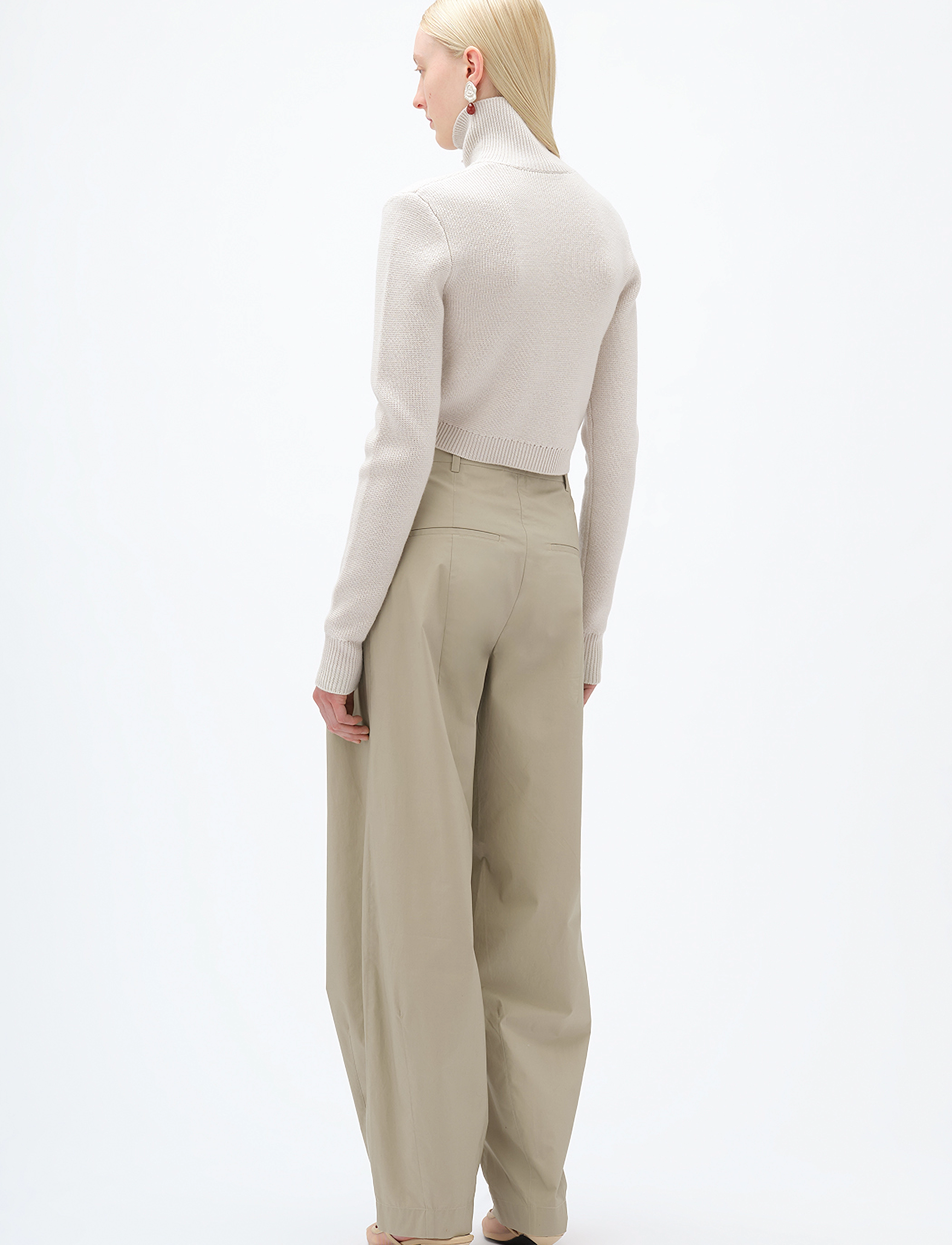 REMAIN Birger Christensen - Soft Cocoon Pants - peoriided outlet-hindadega - seneca rock - 3