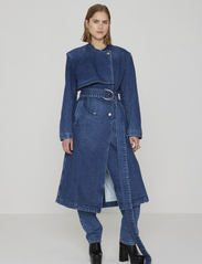 REMAIN Birger Christensen - Coat  Denim - light coats - medium blue (wash as proto!!) - 2