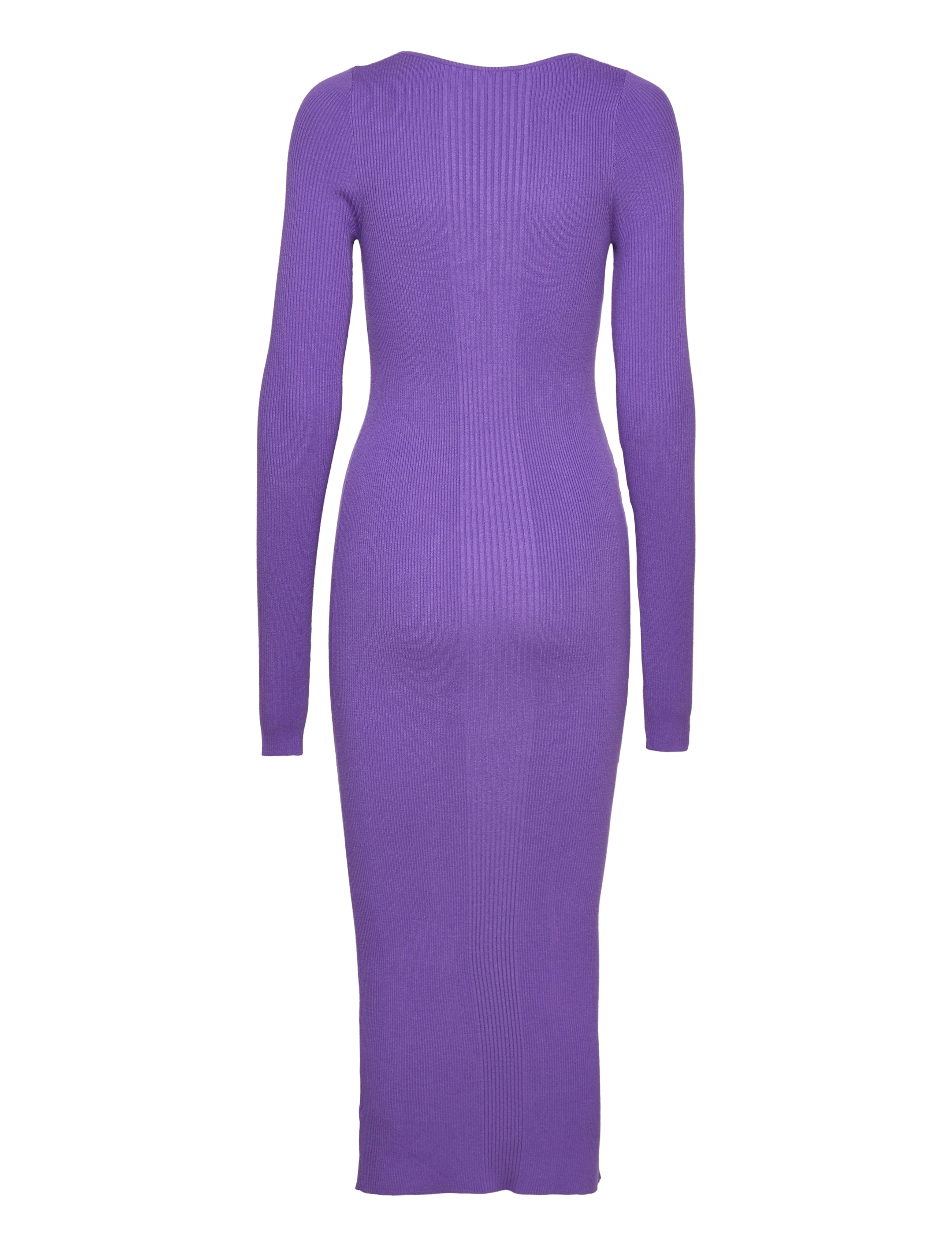 REMAIN Birger Christensen - Dense Knit Curved Neck Dress - maxi dresses - passion flower - 2