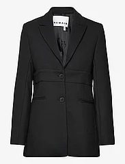 REMAIN Birger Christensen - Heavy Suiting Fitted Bra Blazer - feestelijke kleding voor outlet-prijzen - black - 0
