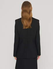 REMAIN Birger Christensen - Heavy Suiting Fitted Bra Blazer - feestelijke kleding voor outlet-prijzen - black - 3