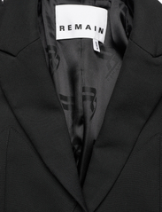REMAIN Birger Christensen - Heavy Suiting Fitted Bra Blazer - feestelijke kleding voor outlet-prijzen - black - 5