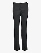 Heavy Suiting Bootcut Pants - BLACK