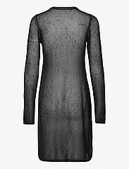 REMAIN Birger Christensen - Sequin Knit Long-Sleeve Mini Dress - paillettenkleider - black - 1