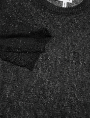 REMAIN Birger Christensen - Sequin Knit Long-Sleeve Mini Dress - sequin dresses - black - 2