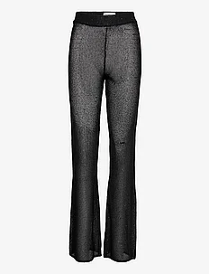 Sequin Knit Fitted Flared Pants, REMAIN Birger Christensen