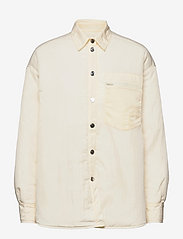 REMAIN Birger Christensen - Evy Shirt - long-sleeved shirts - vanilla ice - 0