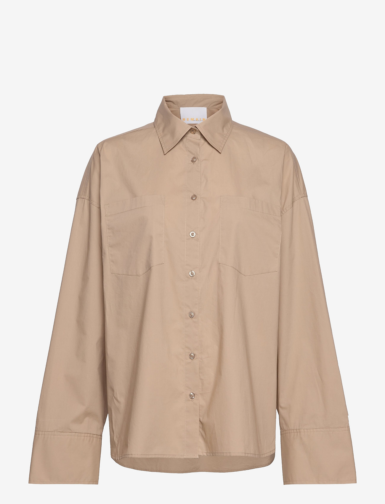REMAIN Birger Christensen - Nalia Shirt - doeskin - 0