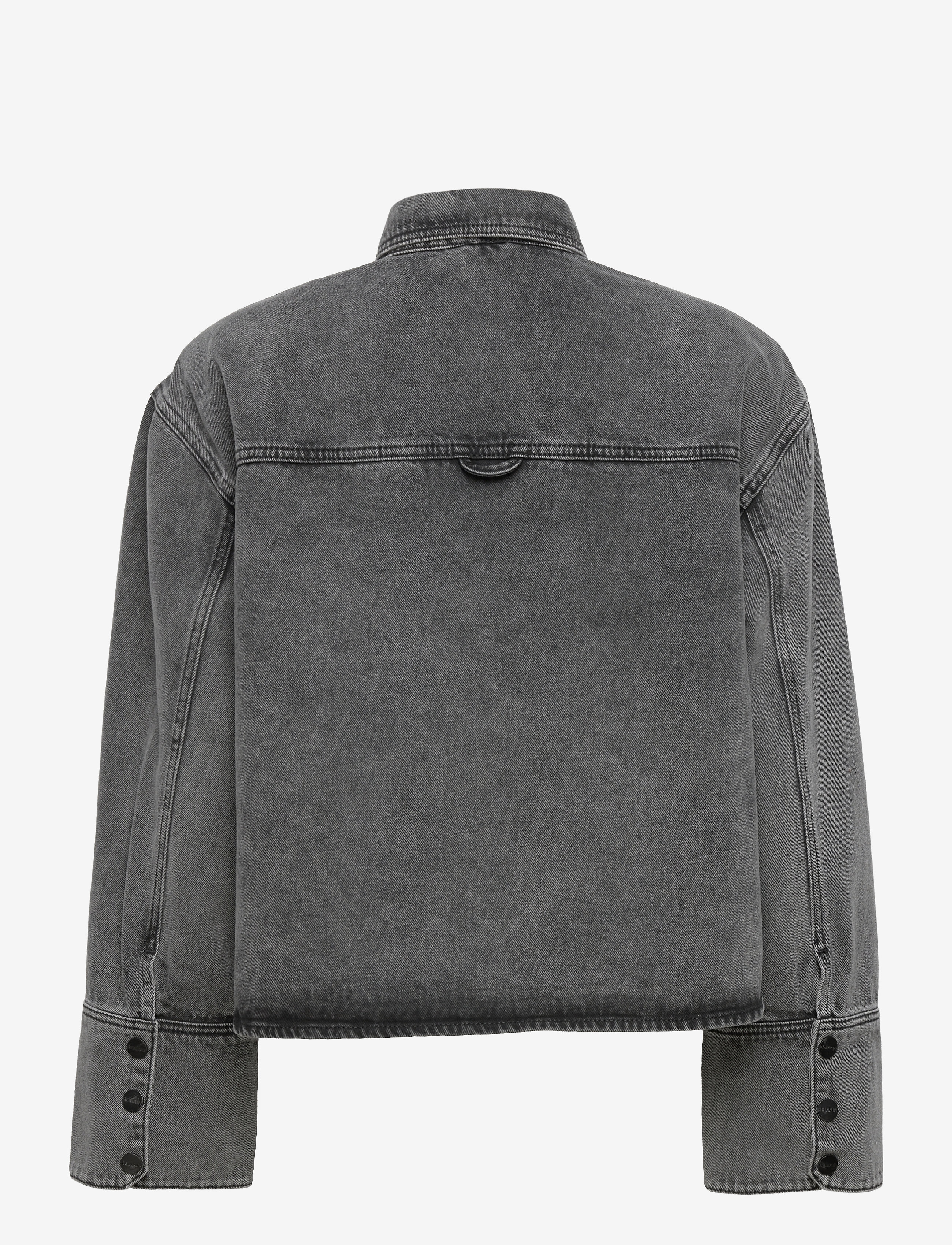 REMAIN Birger Christensen - Thalia Shirt - acid washed black - 2