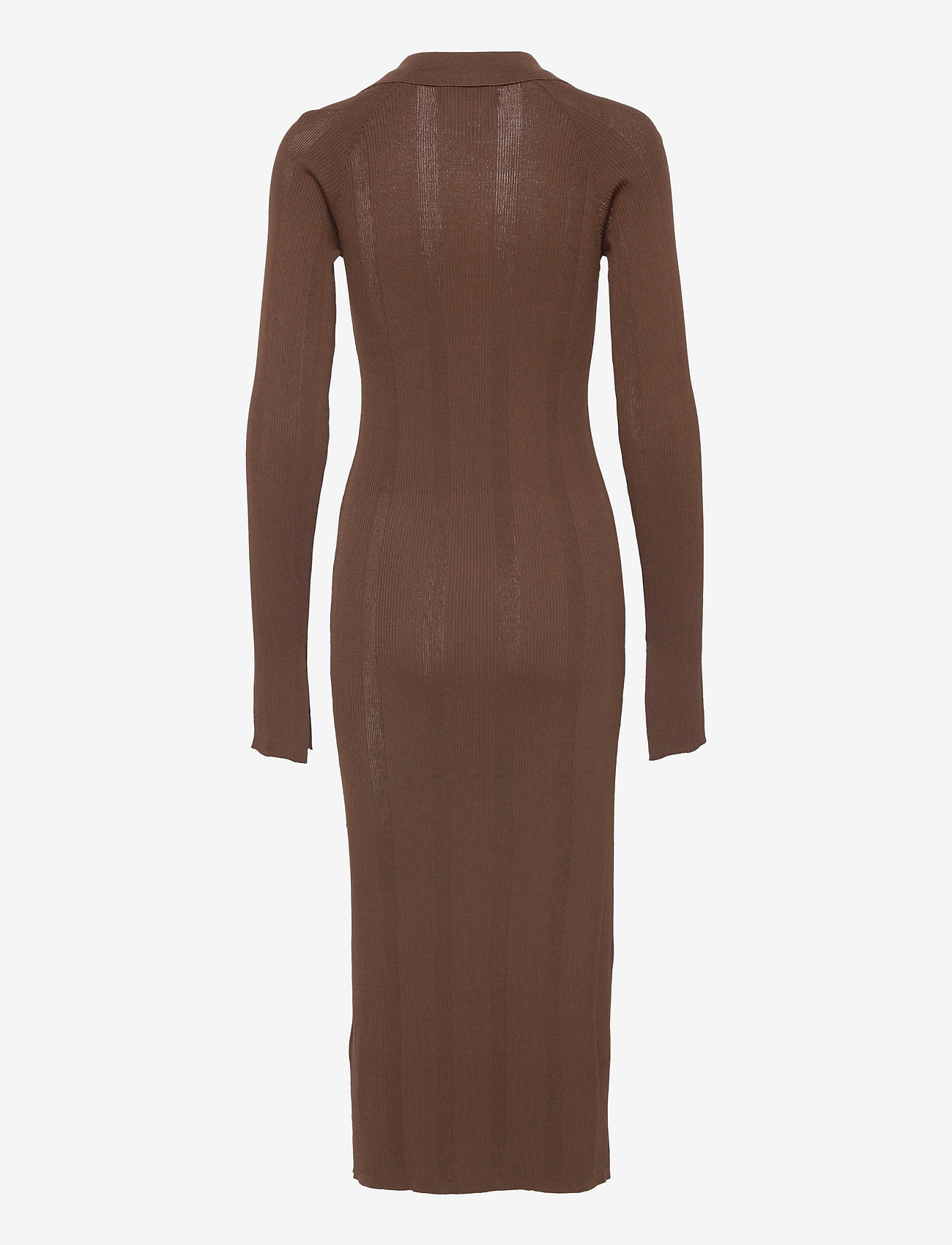 REMAIN Birger Christensen - Alzira Knit Dress - slate brown - 1
