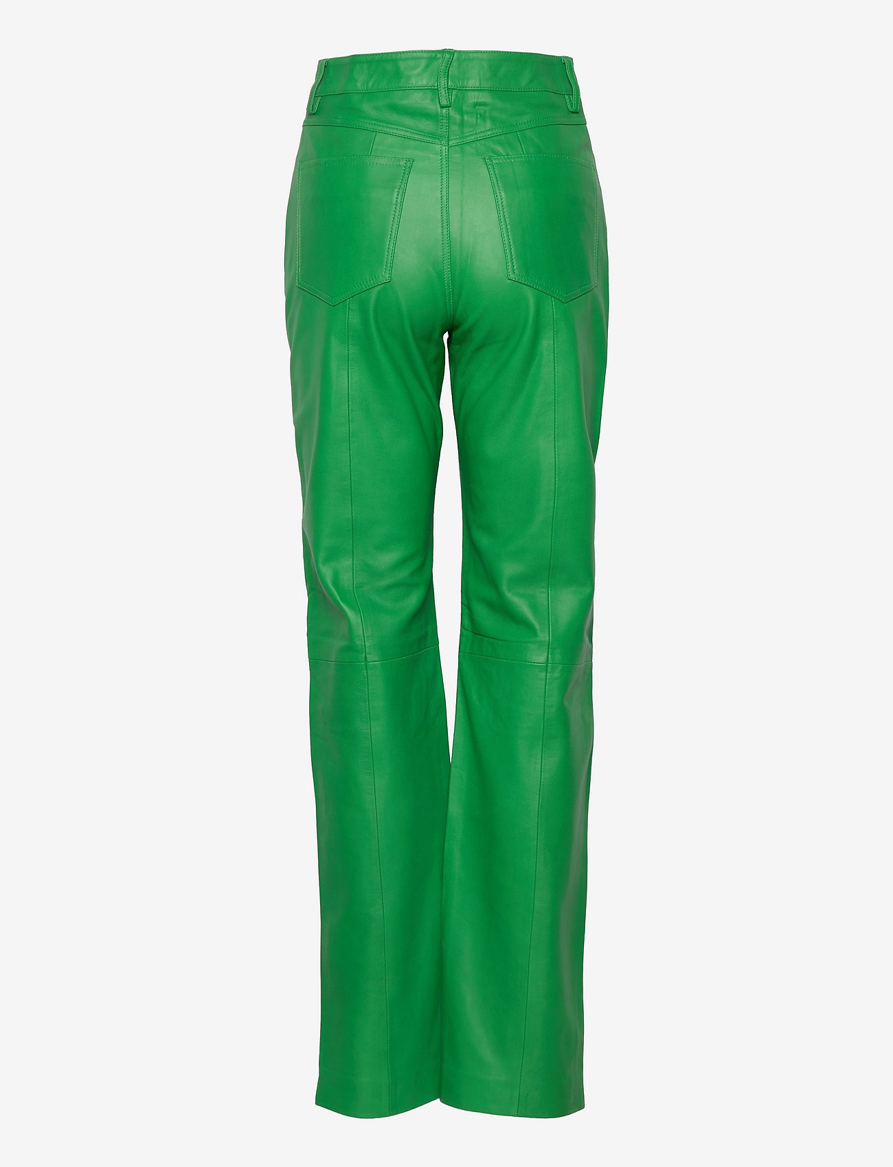 REMAIN Birger Christensen - Lynn Pants Leather - fern green - 1