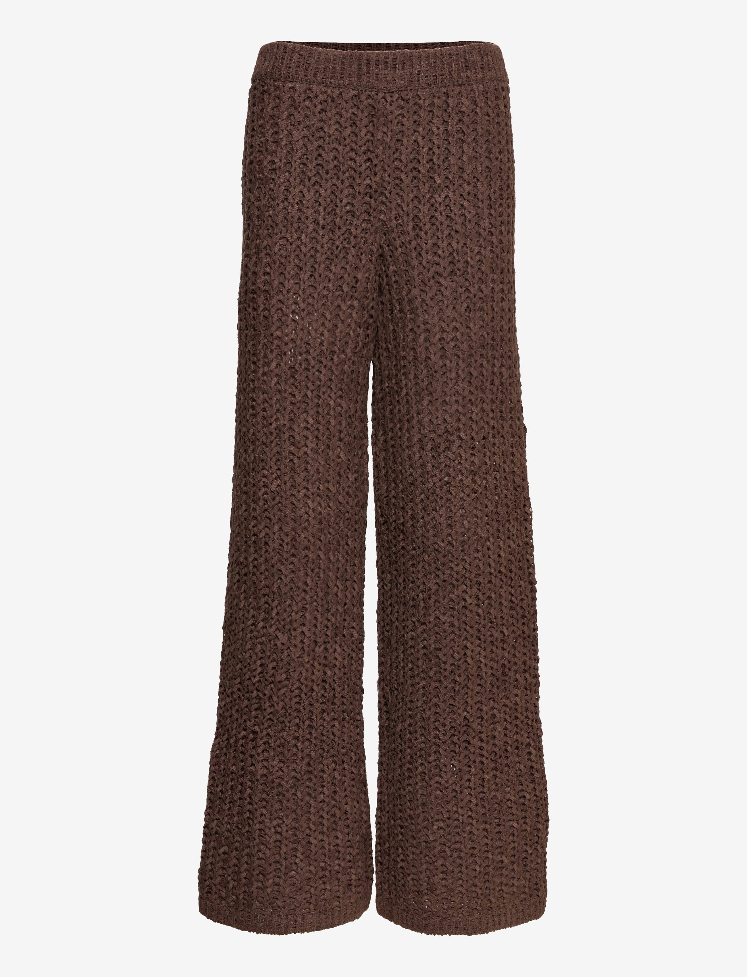 REMAIN Birger Christensen Erica Pants - Byxor - SLATE BROWN / brown