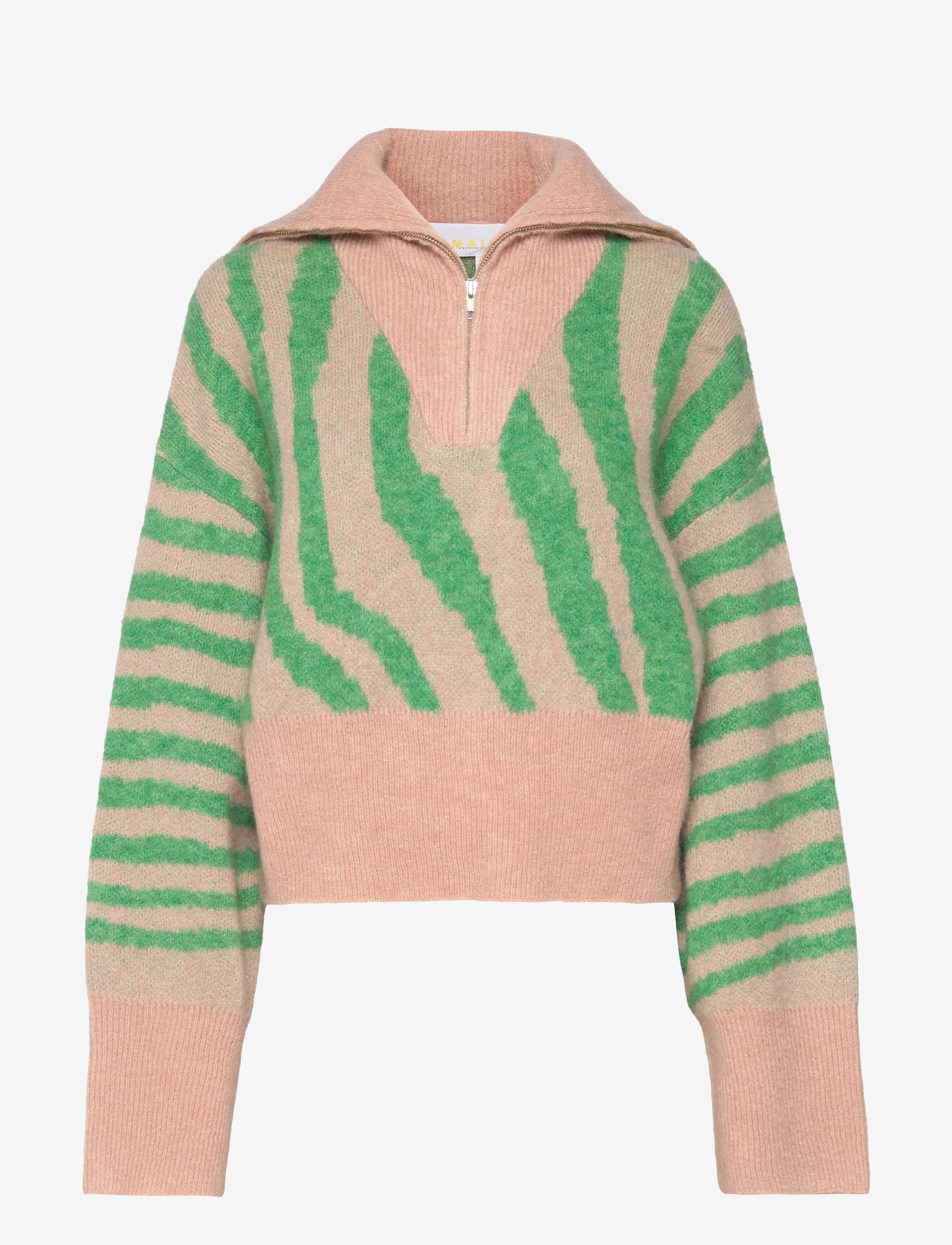 REMAIN Birger Christensen - Damina Knit Top - green spruce combination - 1