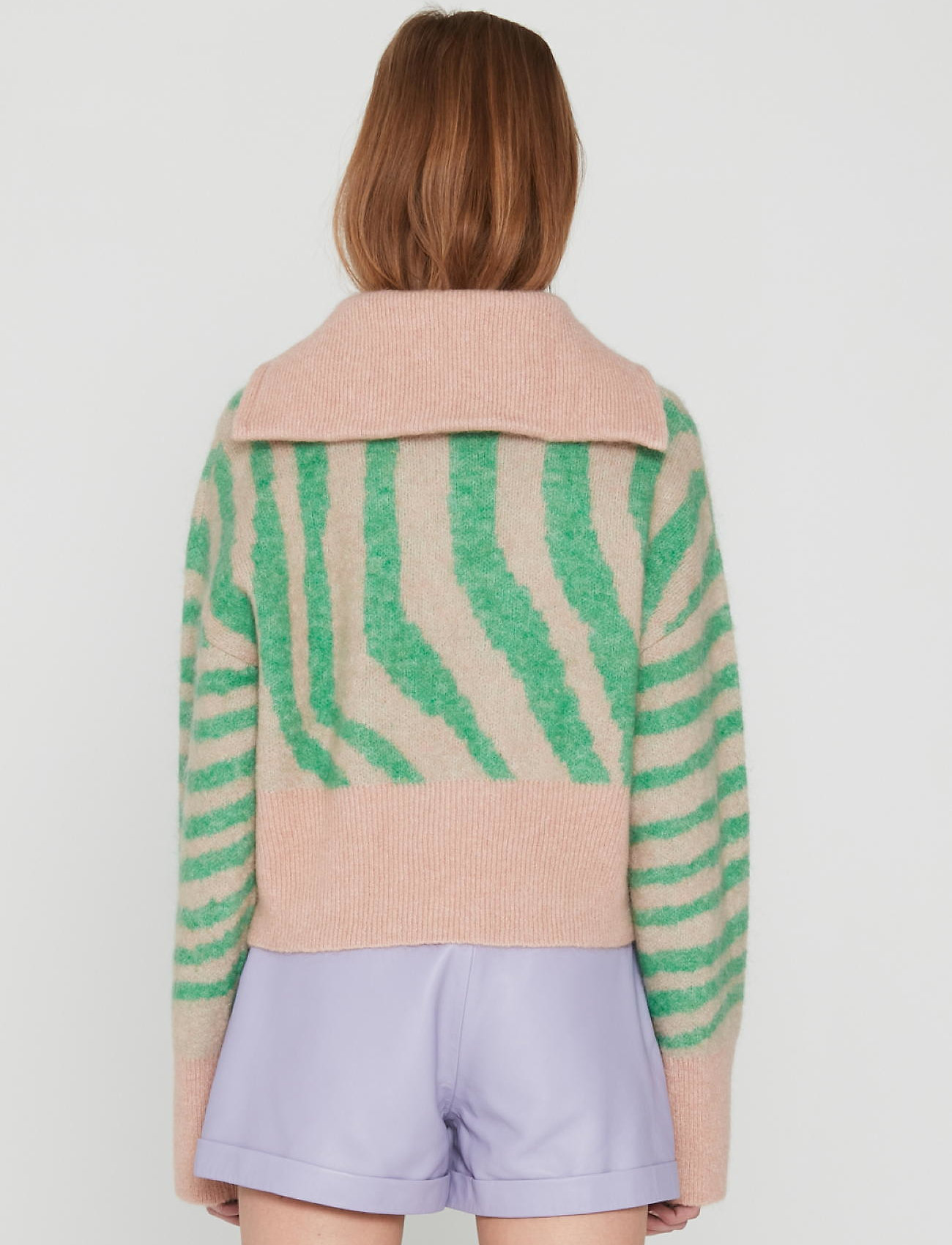 REMAIN Birger Christensen - Damina Knit Top - green spruce combination - 4