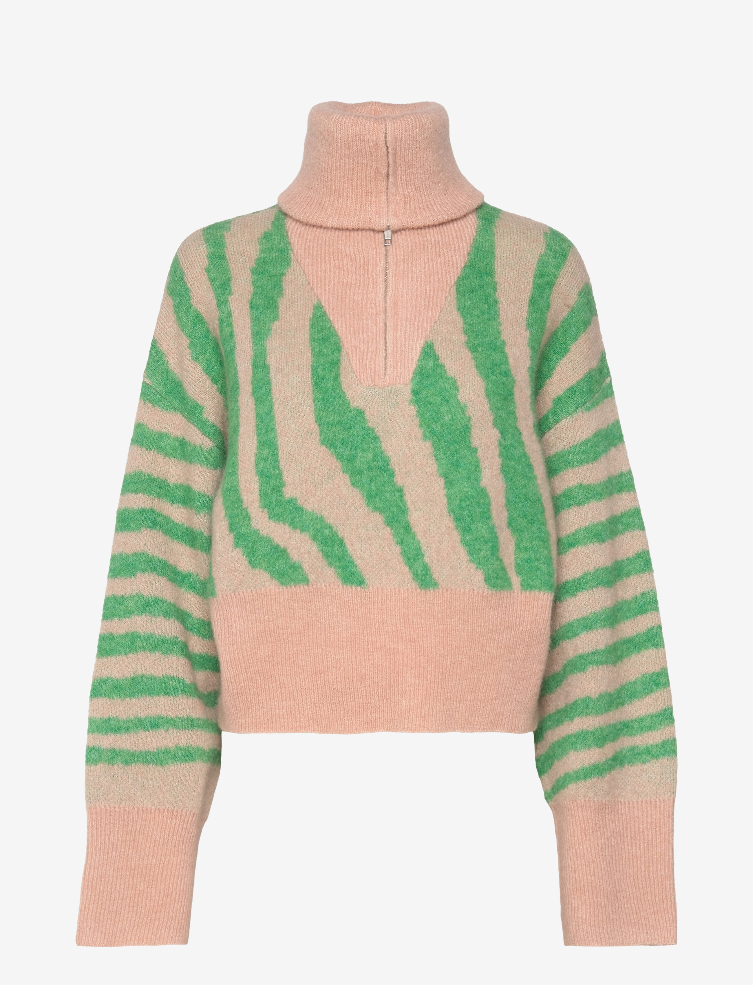 REMAIN Birger Christensen - Damina Knit Top - green spruce combination - 3