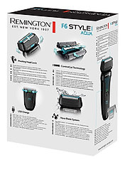 Remington - F6000 Style Series Aqua Foil Shaver - clear - 11