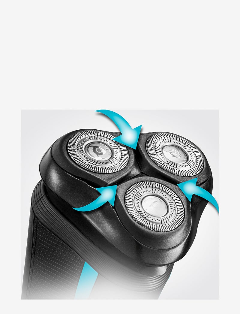 Remington - R6000 Style Series Aqua Rotary Shaver - for him - clear - 3
