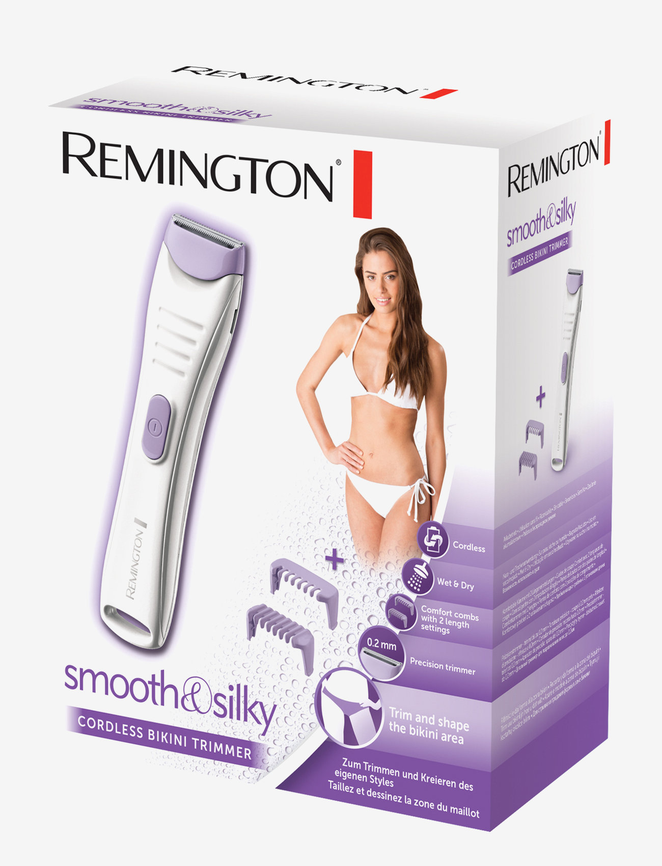 Remington - BKT4000 SMOOTH & SILKY Cordless Bikini Trimmer - päevitamiseelne - clear - 1