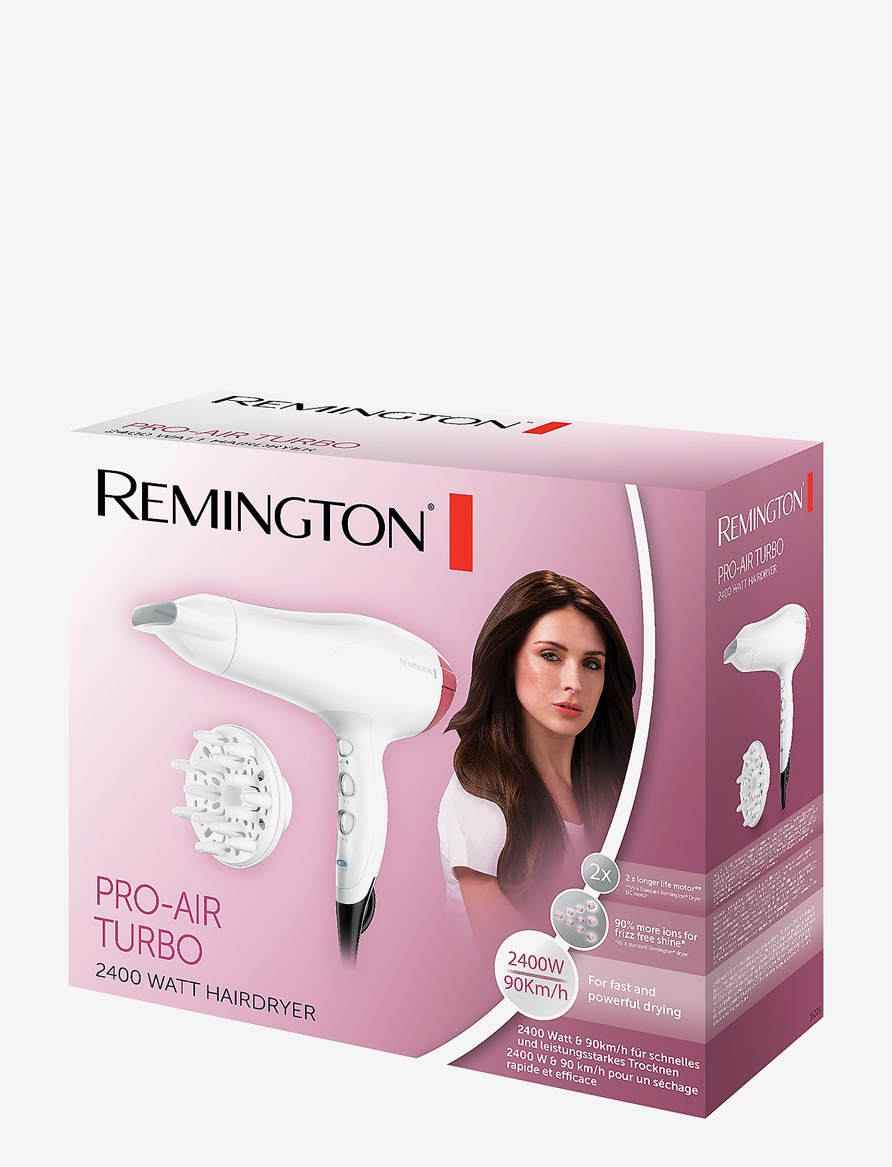 Remington - D5226 E51 ProAir Turbo 2400 - hårfön - no color - 1