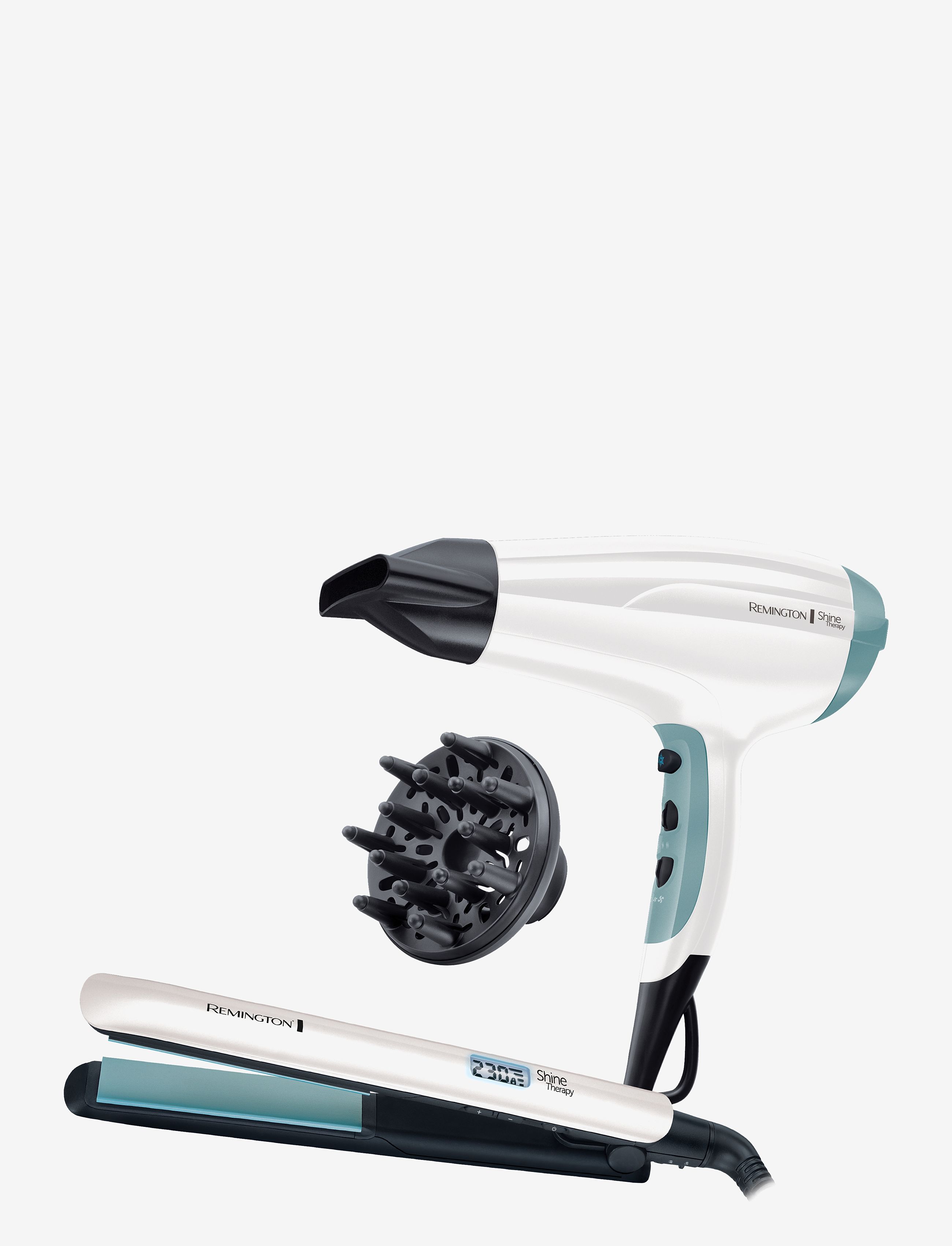 Remington S8500Gp Shine Therapy Giftpack, One Size, White, Værktøj > Tørretumblere, Dame