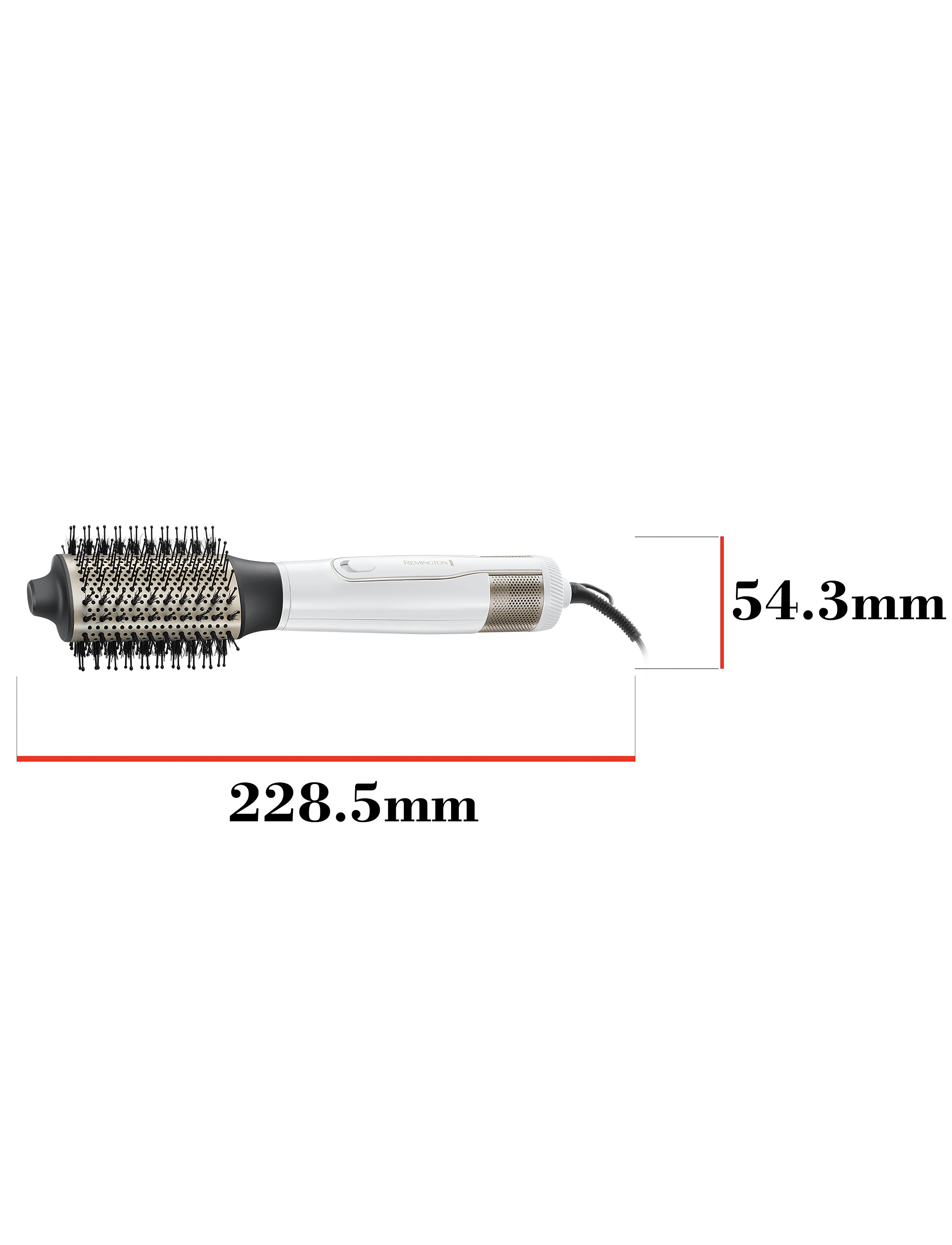 Remington - AS8901 HYDRAluxe 1200W Volumising Air Styler - elektriniai šepečiai - no color - 4