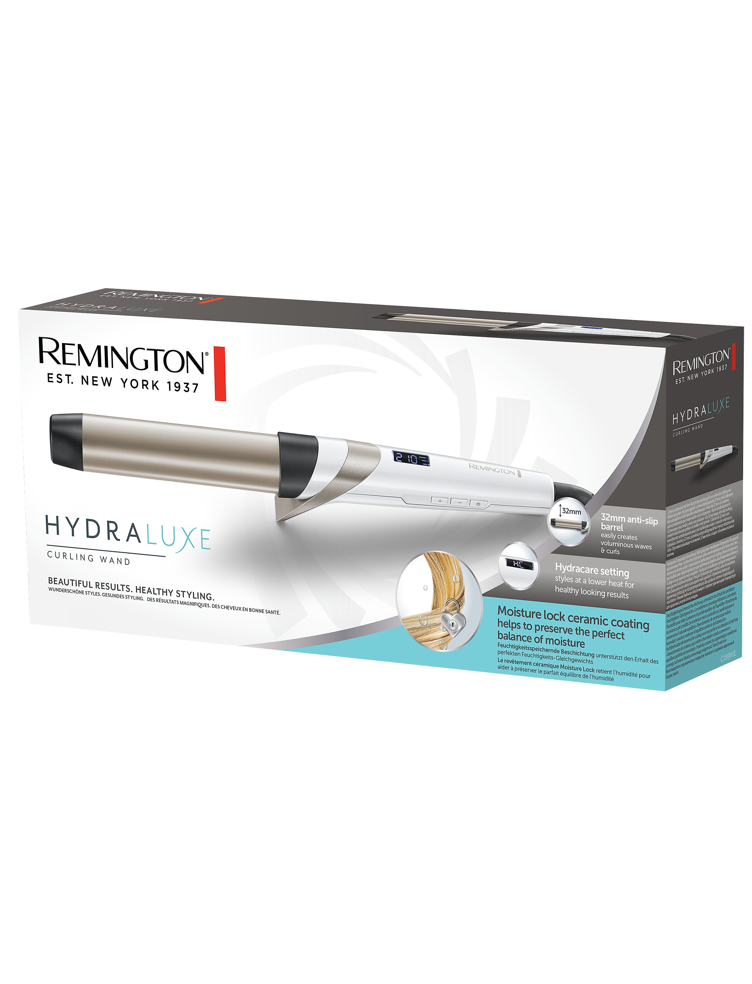 Remington - CI89H1 HYDRAluxe 32mm Wand - krølltang - no color - 1