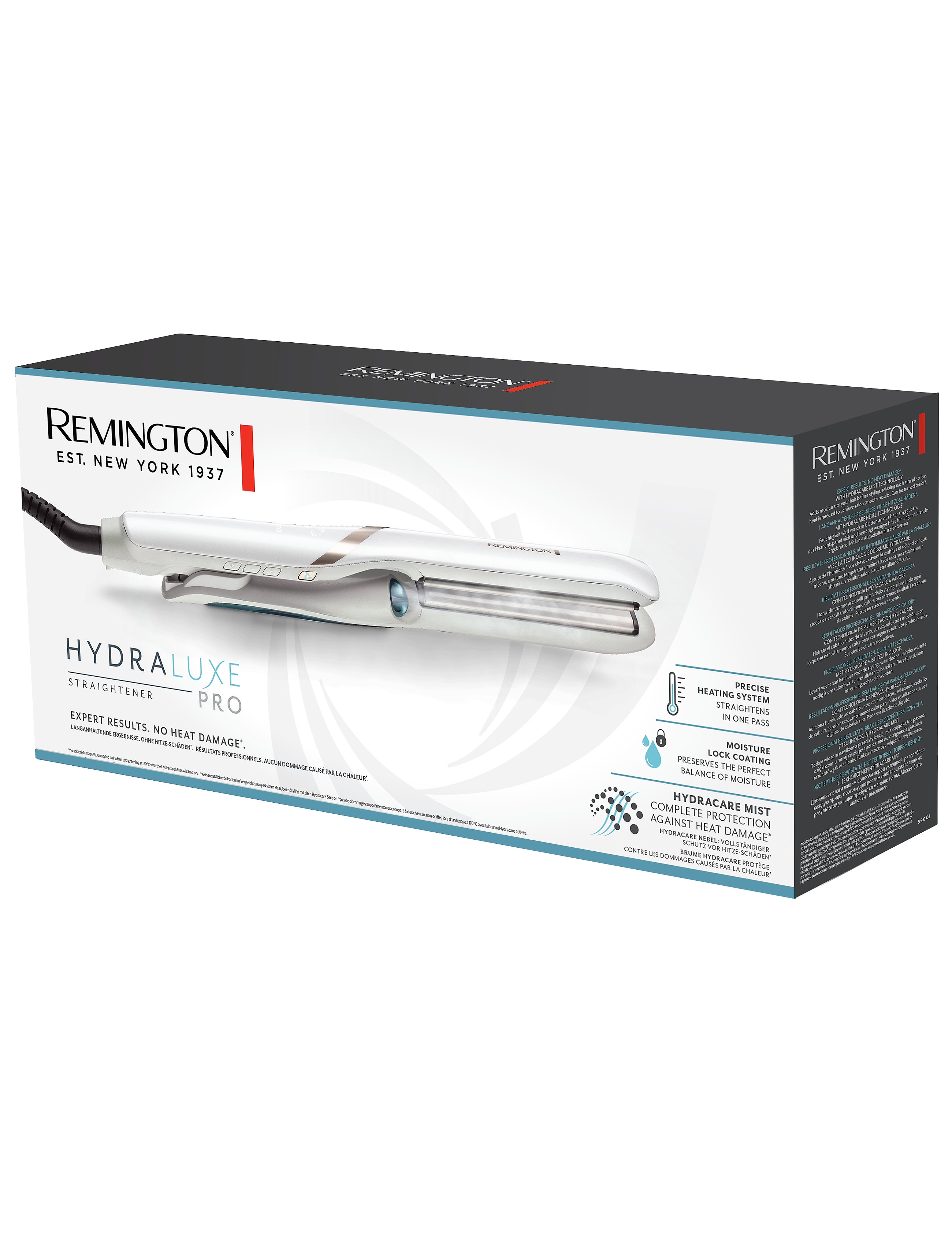 Remington - S9001 Hydraluxe PRO Straightener - plattång - no color - 1
