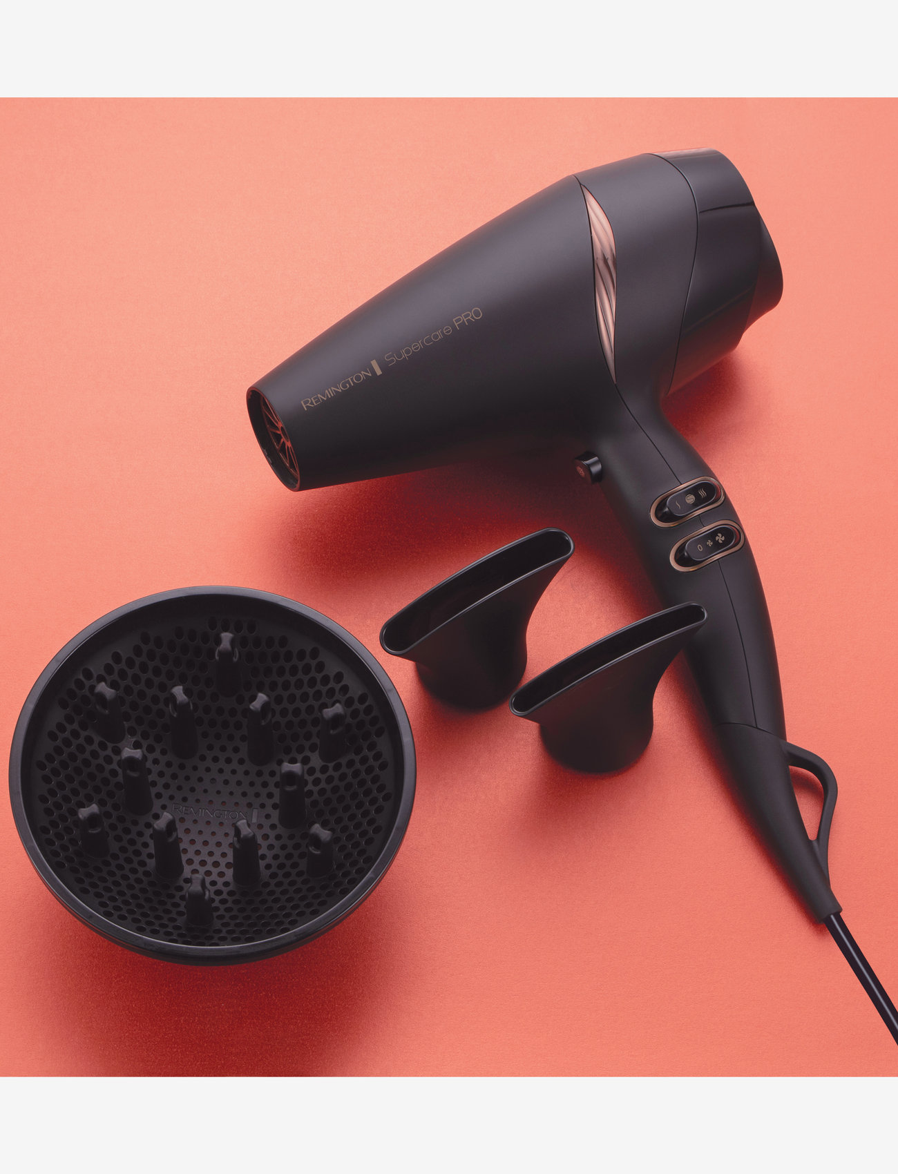 Remington - AC7200 Supercare PRO 2200 AC Hairdryer - hårfön - clear - 1