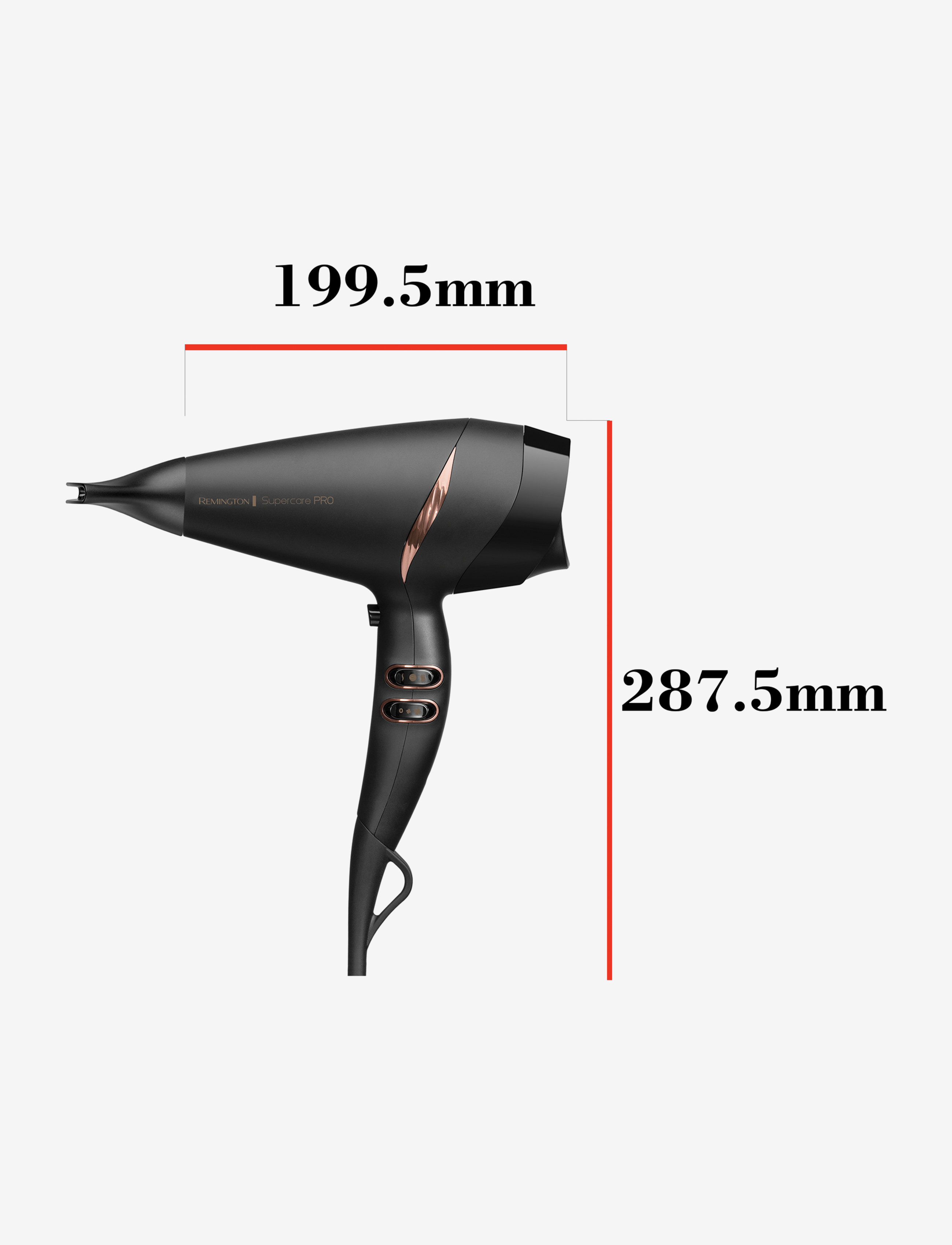 Remington - AC7200 Supercare PRO 2200 AC Hairdryer - clear - 3