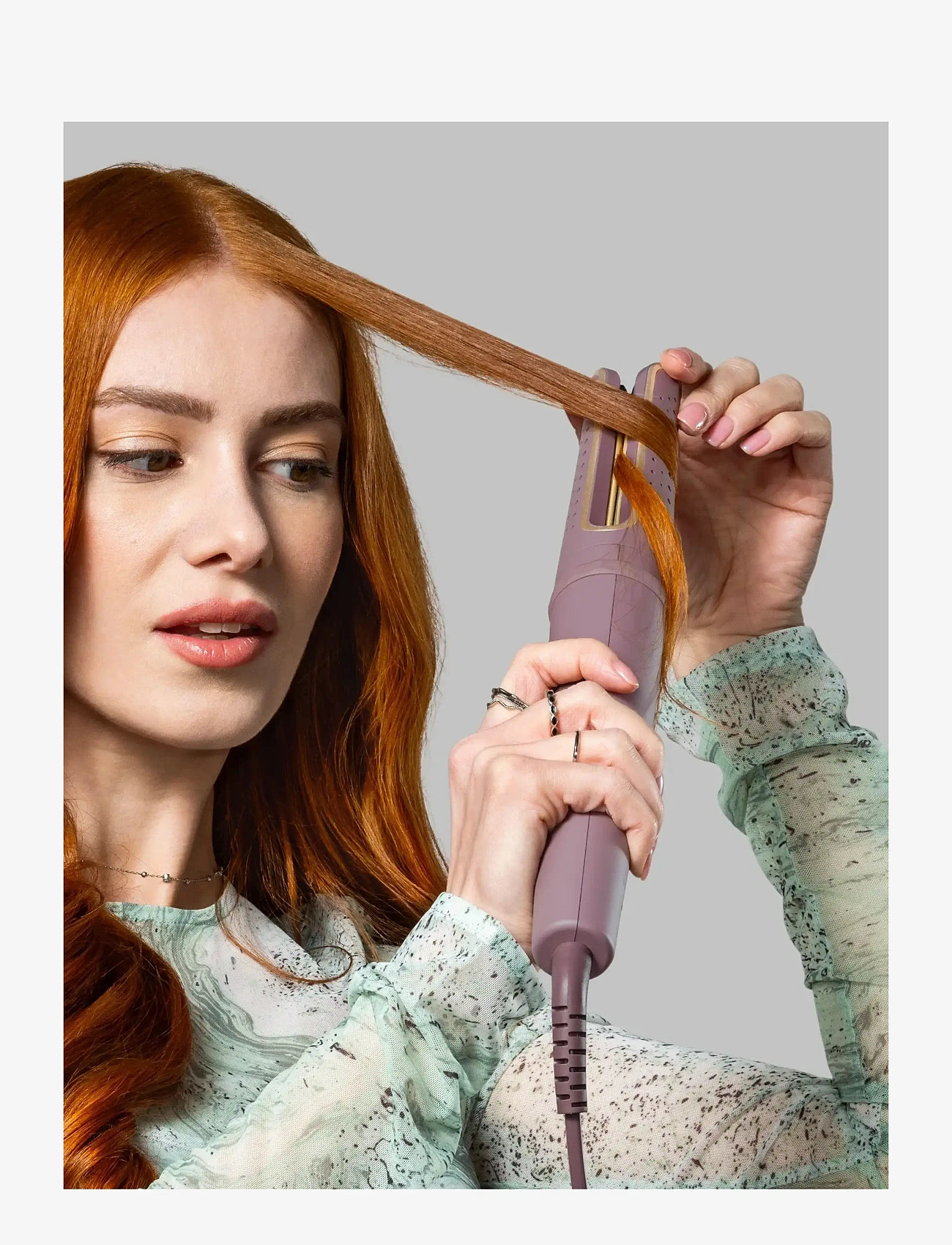 Remington - AIRvive™ Rotating Curling Wand​ - locktång - pink - 1