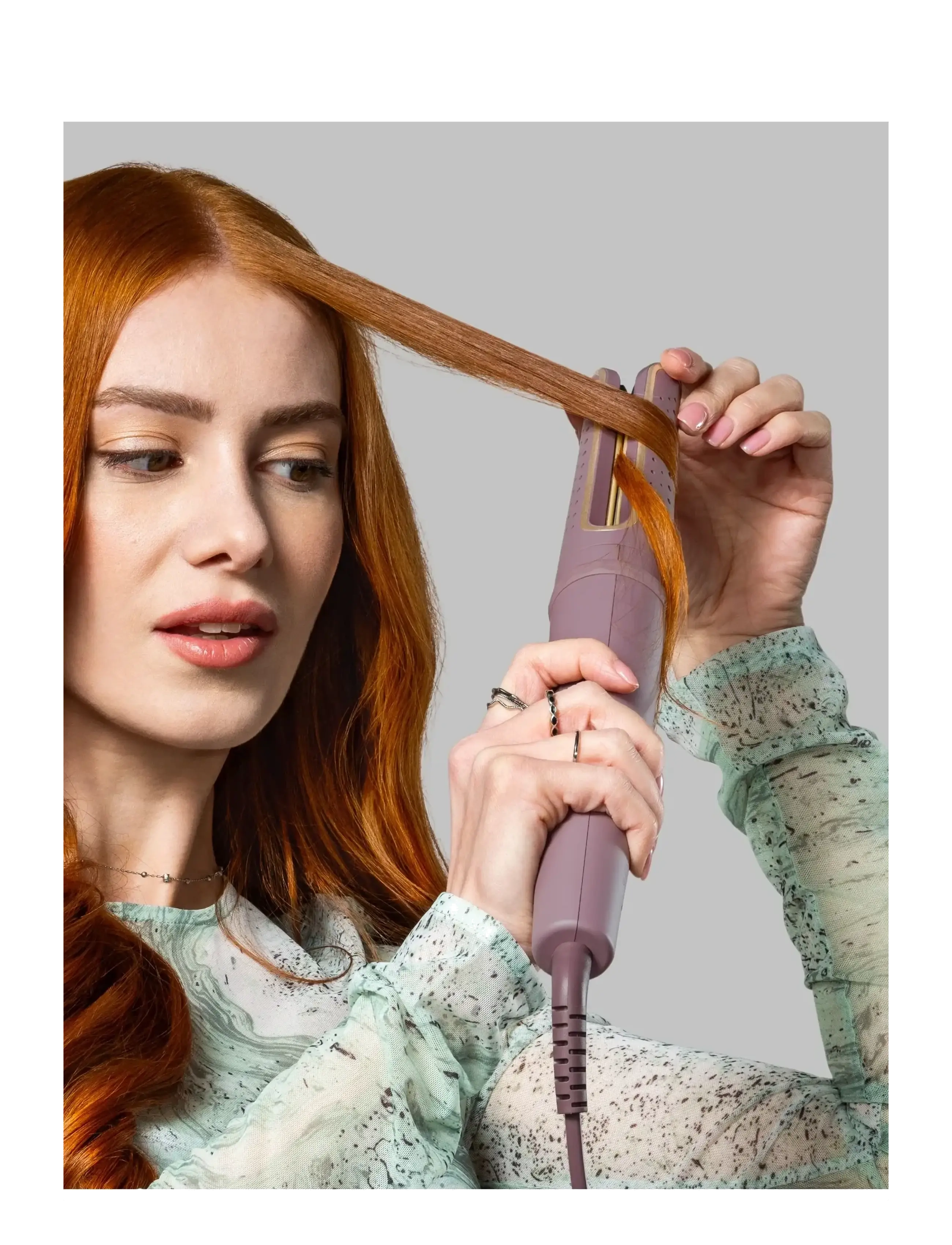 Remington - AIRvive™ Rotating Curling Wand​ - locktång - pink - 1