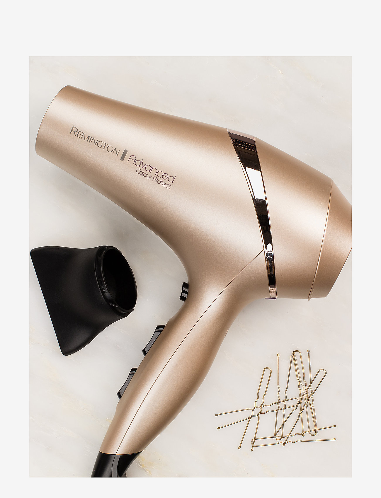 Remington - AC8605 Colour Prot. Dryer champagne - hiustenkuivaajat - no color - 2