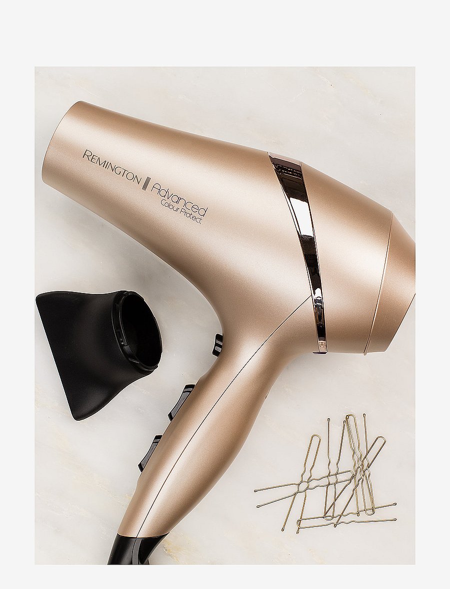 Remington - AC8605 Colour Prot. Dryer champagne - hårtørrere - no color - 2