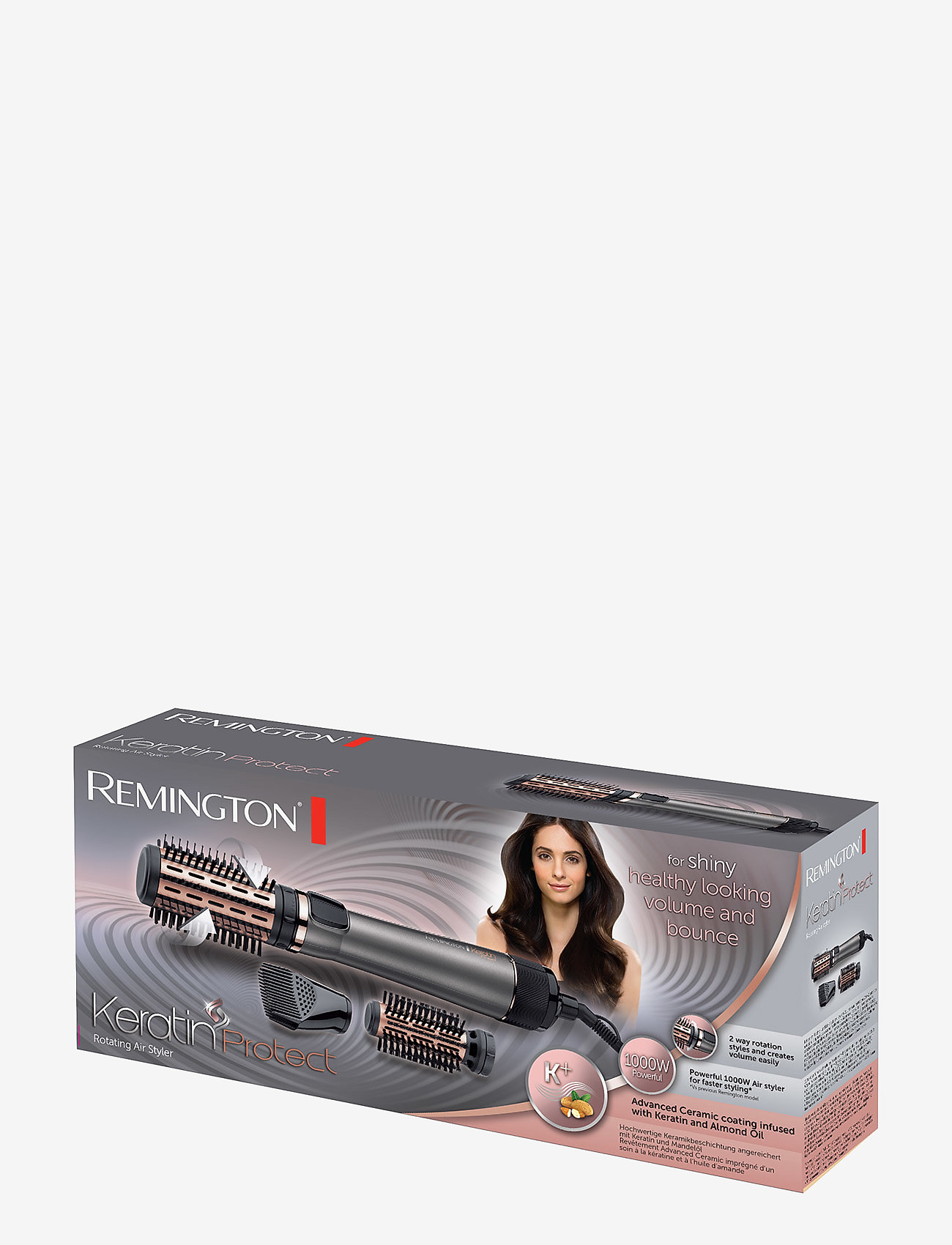 Remington - Keratin Prot. Rot. Air Styler - hårtørrere - no color - 1